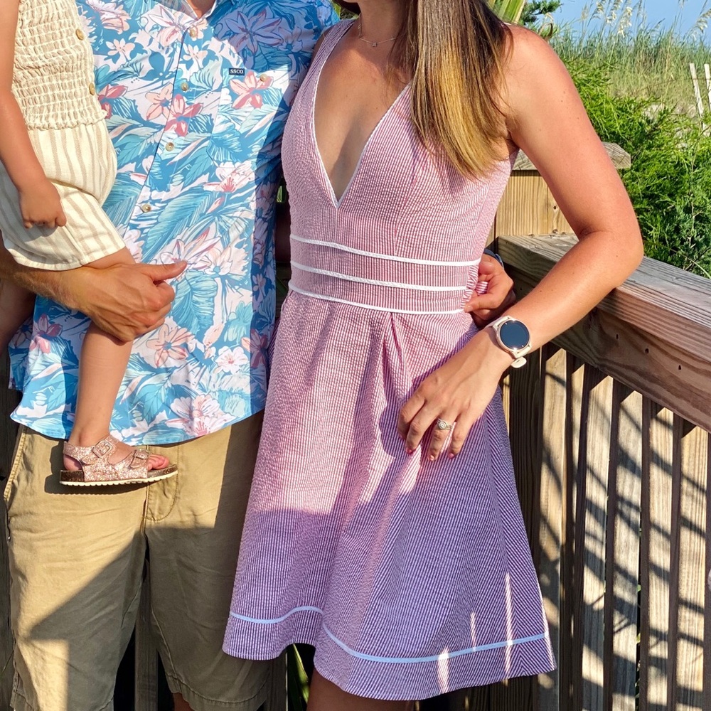 Women’s Lauren James Size S Seersucker Dress